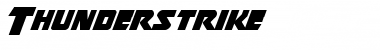 Thunderstrike Regular Font