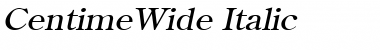 CentimeWide Italic