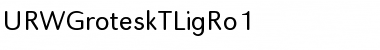 URWGroteskTLigRo1 Regular Font