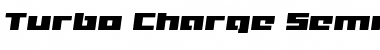Turbo Charge Semi-Italic Semi-Italic Font