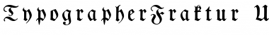 TypographerFraktur UNZ1 Medium Font