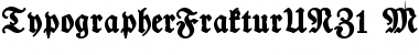 TypographerFrakturUNZ1 Font