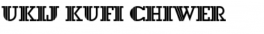 UKIJ Kufi Chiwer Regular Font