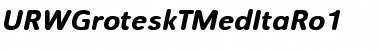 Download URWGroteskTMedItaRo1 Font Download URWGroteskTMedItaRo1 Font