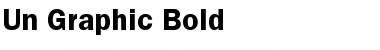 UnGraphic Bold Font