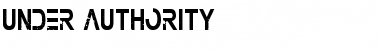 Under Authority Regular Font