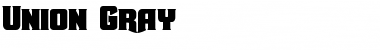 Download Union Gray Font Download Union Gray Font