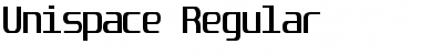 Unispace Regular Font