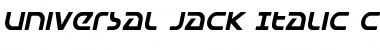 Universal Jack Italic Italic Font