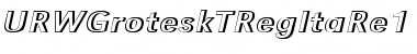 Download URWGroteskTRegItaRe1 Font Download URWGroteskTRegItaRe1 Font