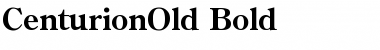 CenturionOld Bold Font
