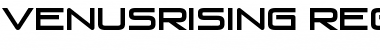 Venus Rising Regular Font