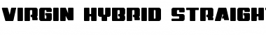 Virgin Hybrid Straight Regular Font