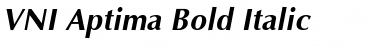 VNI-Aptima Bold-Italic Font