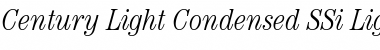 Century Light Condensed SSi Font