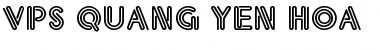 VPS Quang Yen Hoa Regular Font