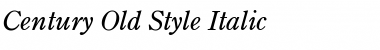 Century-Old-Style Italic