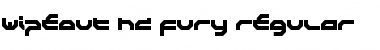 Wipeout HD Fury Regular Font