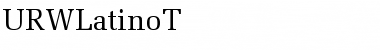 URWLatinoT Regular Font