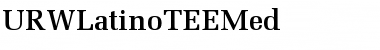 URWLatinoTEEMed Regular Font