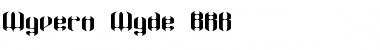 Wyvern Wyde BRK Font