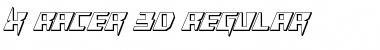 X-Racer 3D Regular Font