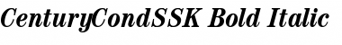 CenturyCondSSK Font