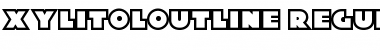 Xylitol Outline Font