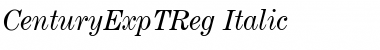 CenturyExpTReg Font