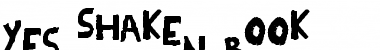 YES_shaken Regular Font