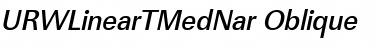 URWLinearTMedNar Font