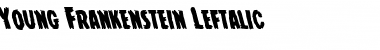 Young Frankenstein Leftalic Font