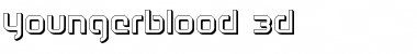Youngerblood 3D Regular Font