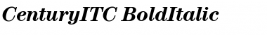 CenturyITC Bold Italic Font