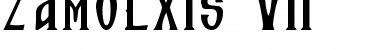 Zamolxis VII Regular Font