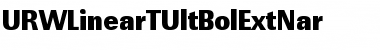 Download URWLinearTUltBolExtNar Font