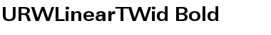 URWLinearTWid Bold Font