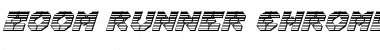 Zoom Runner Chrome Italic Italic Font