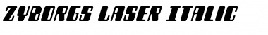 Zyborgs Laser Italic Italic Font