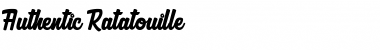 Authentic Ratatouille Font