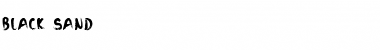 Download Black Sand Font Download Black Sand Font