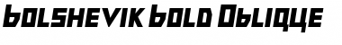 Bolshevik BdObl Font