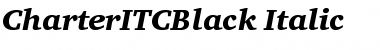 Download CharterITCBlack Font