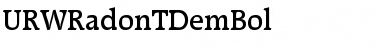 URWRadonTDemBol Regular Font