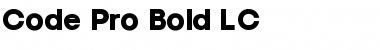 Code Pro Bold LC Regular Font