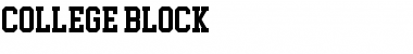 Download College Block Font