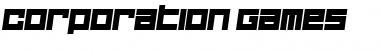 Download Corporation Games Font Download Corporation Games Font
