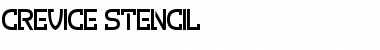 Download Crevice Stencil Font Download Crevice Stencil Font