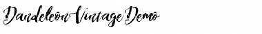 Dandeleon Vintage Demo Regular Font