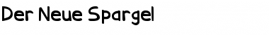 Der Neue Spargel Regular Font